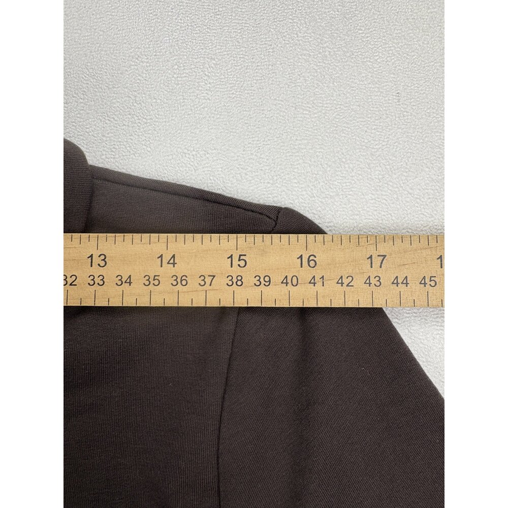 Talbots Women's Button-Front Knit Jacket Size M Brown - Picture 8 of 10